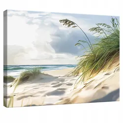 LEINWANDBILD Strand Meer Natur Modern 60x40