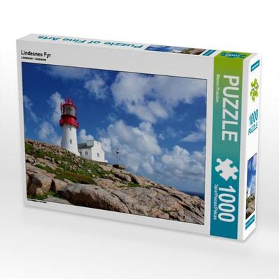 CALVENDO Puzzle Lindesnes Fyr | 1000 Teile Lege-Größe 64x48cm Foto-Puzzle für glückliche Stunden