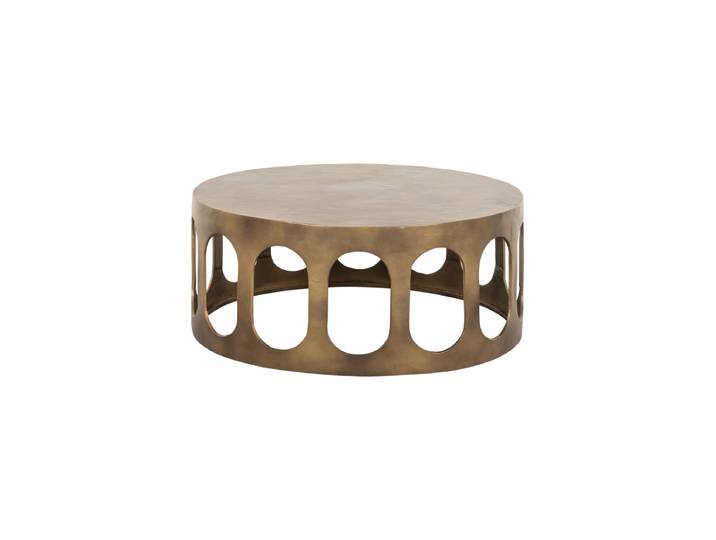 Design Couchtisch „Du Pont“ Ø 86 cm Gold Richmond Interiors