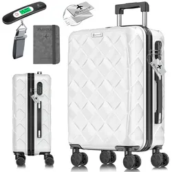 KESSER® Reisekoffer   Koffer ABS Hartschalenkoffer mit Zahlenschloss, Kofferwaage & Reisebrieftasche 360° Rollen   Koffer für Business & Reise Trolley