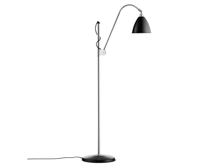 GUBI Bestlite BL3S vloerlamp zwart-chroom