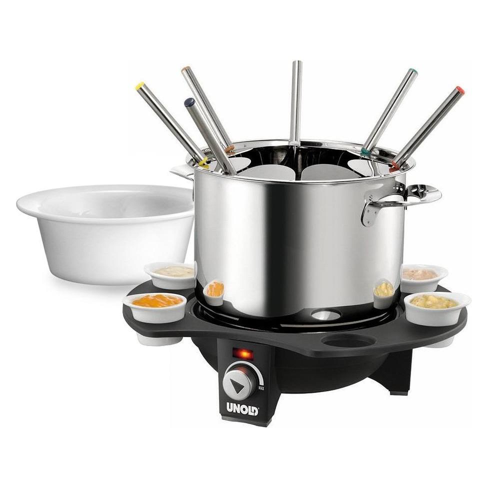 Unold Fondue Elegance (Käsefondue, Schokoladenfondue) (48645)