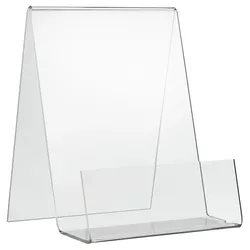 Buchständer Acryl 105 x 135 mm (A6), Acryl (PMMA), transparent