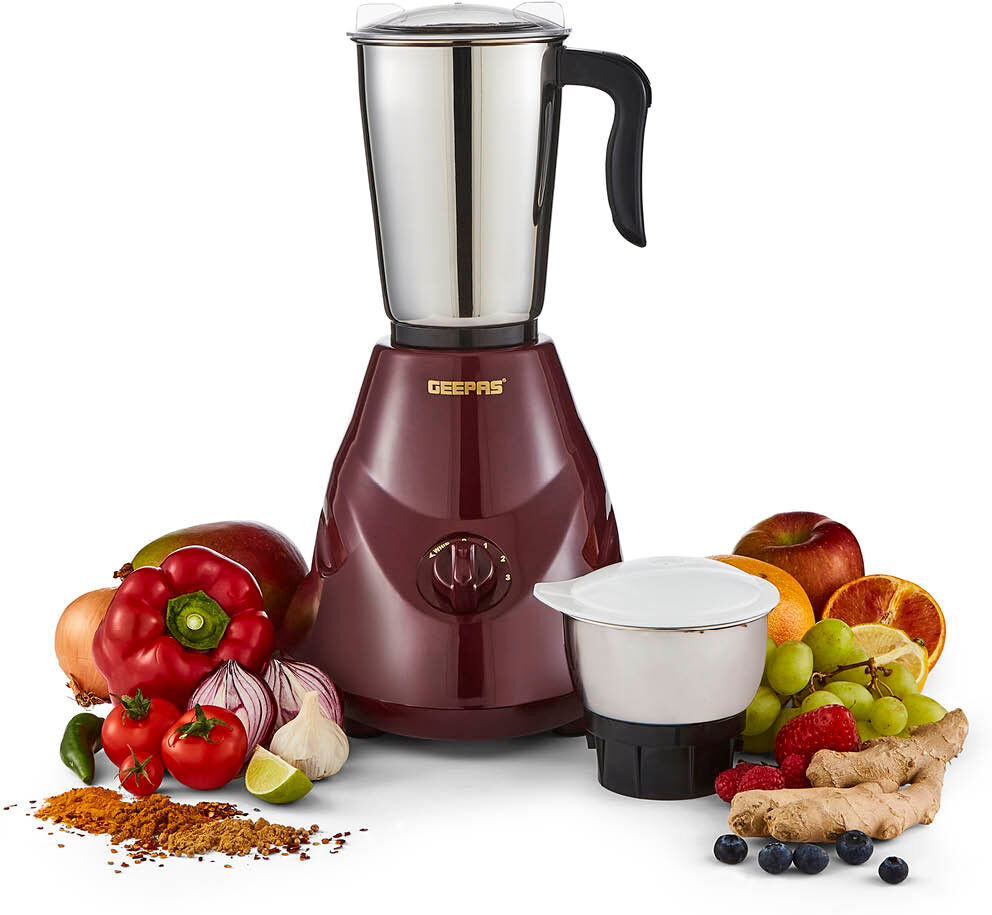 Geepas 1.5ml Countertop Blender Maroon 1.5ml