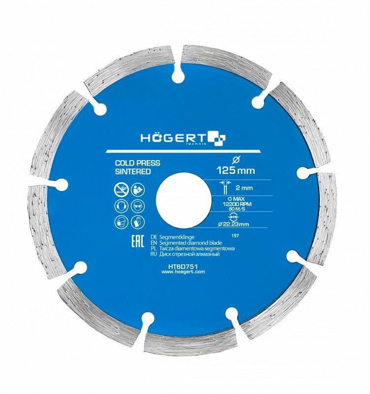 Hogert Technik HT6D751 Plaque séparatrice, meuleuse d'angle