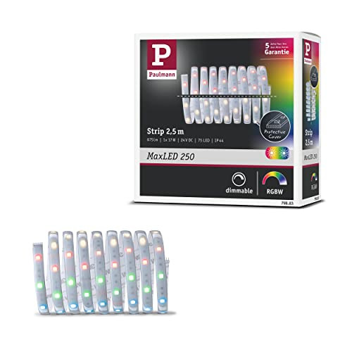 Paulmann MaxLED 250 LED-strip RGBW uitbreiding, zilver