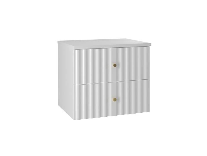 Meuble sous-vasque 60cm plan de toilette Izae Blanc