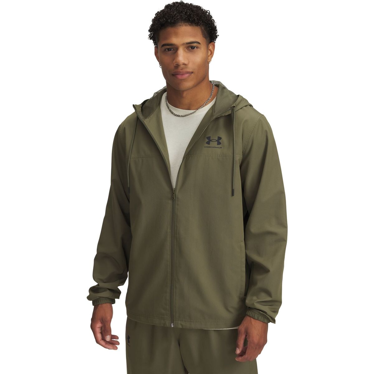 Under Armour Rival Wvn Windbreaker green black (390) XXL 1390149-390-XXL