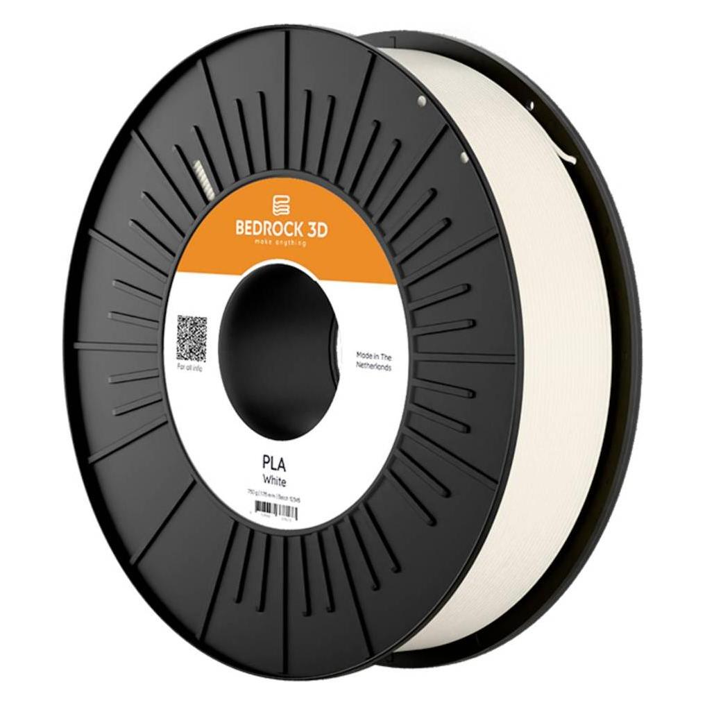 Bedrock 3D PLA-0003a450 PLA White 1.75 mm 4.500 g Filament PLA 1.75 mm 4500 g W (PLA, 4500 g, 1.75 mm) (PLA-0003a450)
