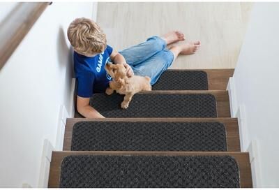 Beverly Rug Indoor Non Slip Stair Treads and Landing Mats