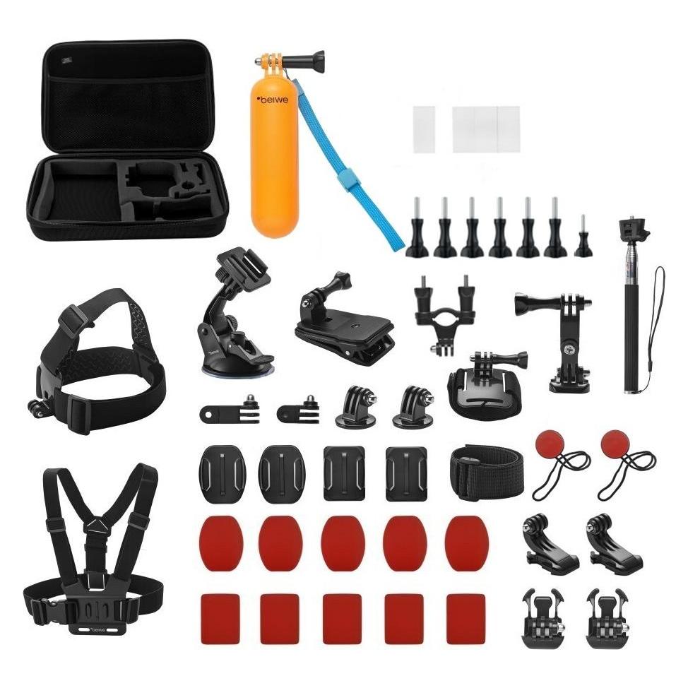 Beiwe Sport XL Action Camera Mount Set, 27 pieces (55661627)
