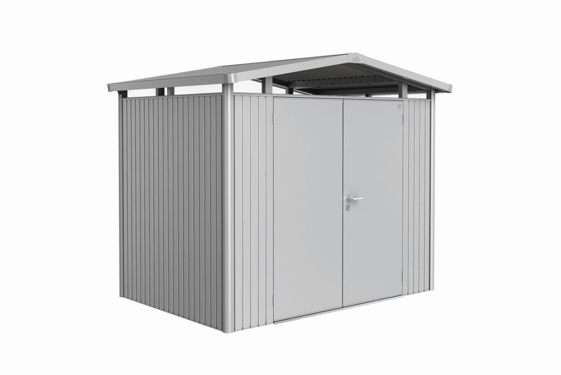 BIOHORTGARTE GH Panorama Gr. P2 Doppeltür silber-metallic 273x198x227 cm 08439107