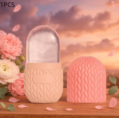 Inspire Picks Silicone Face Ice Roller Reusable Cold Therapy Beauty Tool For Refreshing Skincare pink 1