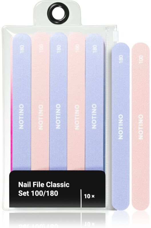 Notino Nail File Classic Set 100/180 nail file set