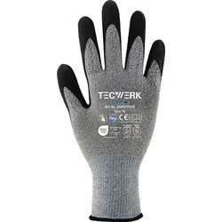 Tecwerk Handschuhe Flex Gr.10 grau/schwarz EN 388 PSA II