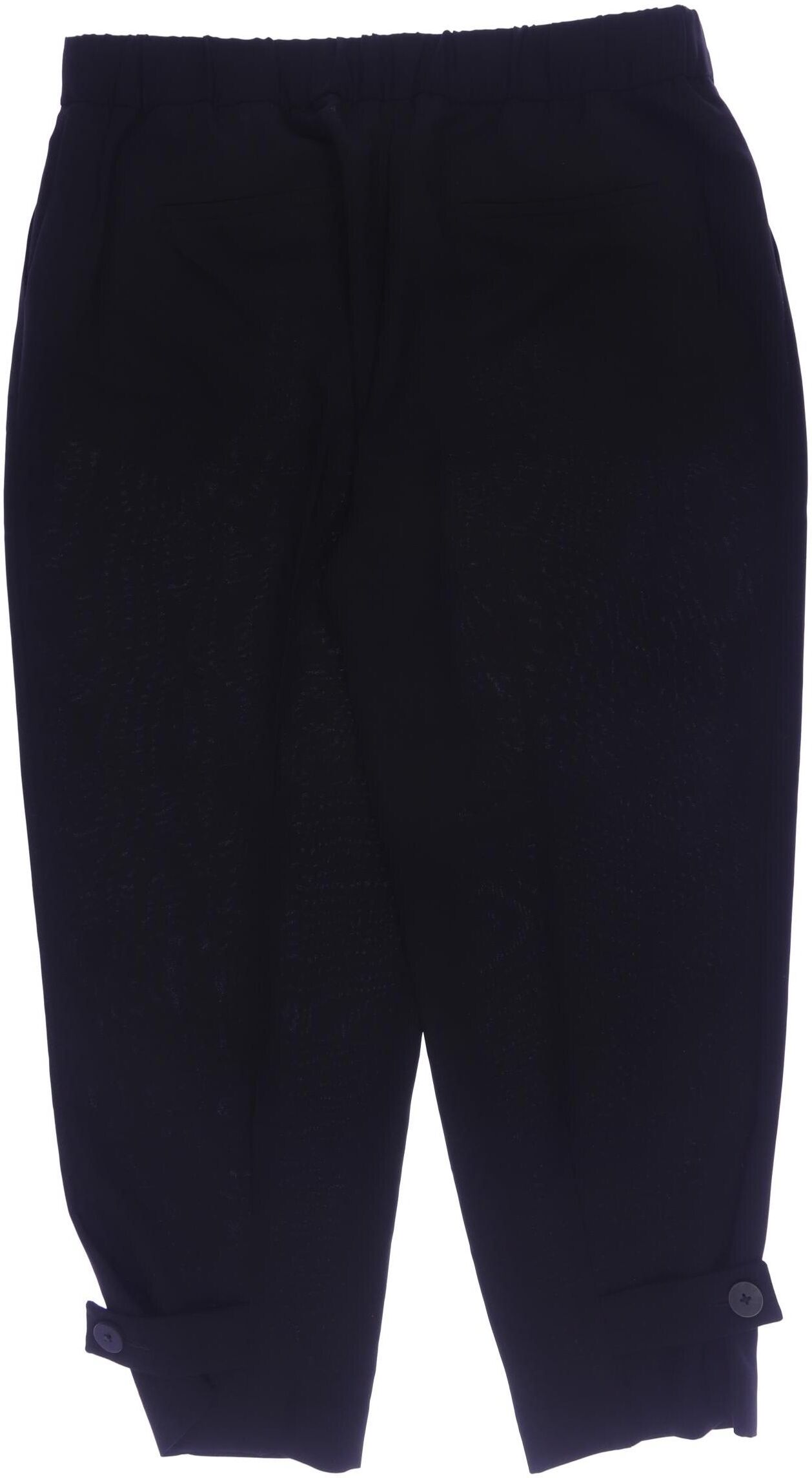 violeta by Mango Damen Stoffhose, Schwarz, Gr. L, Synthetik - Second Hand