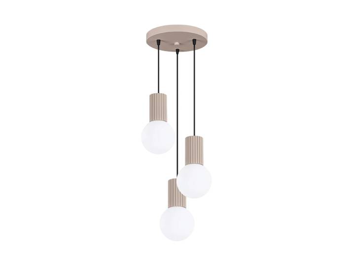 Design Pendellampe „Halo“, 3-flammig Taupe Sollux Lighting