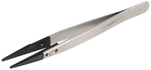 Lindström TL 249CFR-SA ESD Pinzette 249CF Flach-rund 130mm