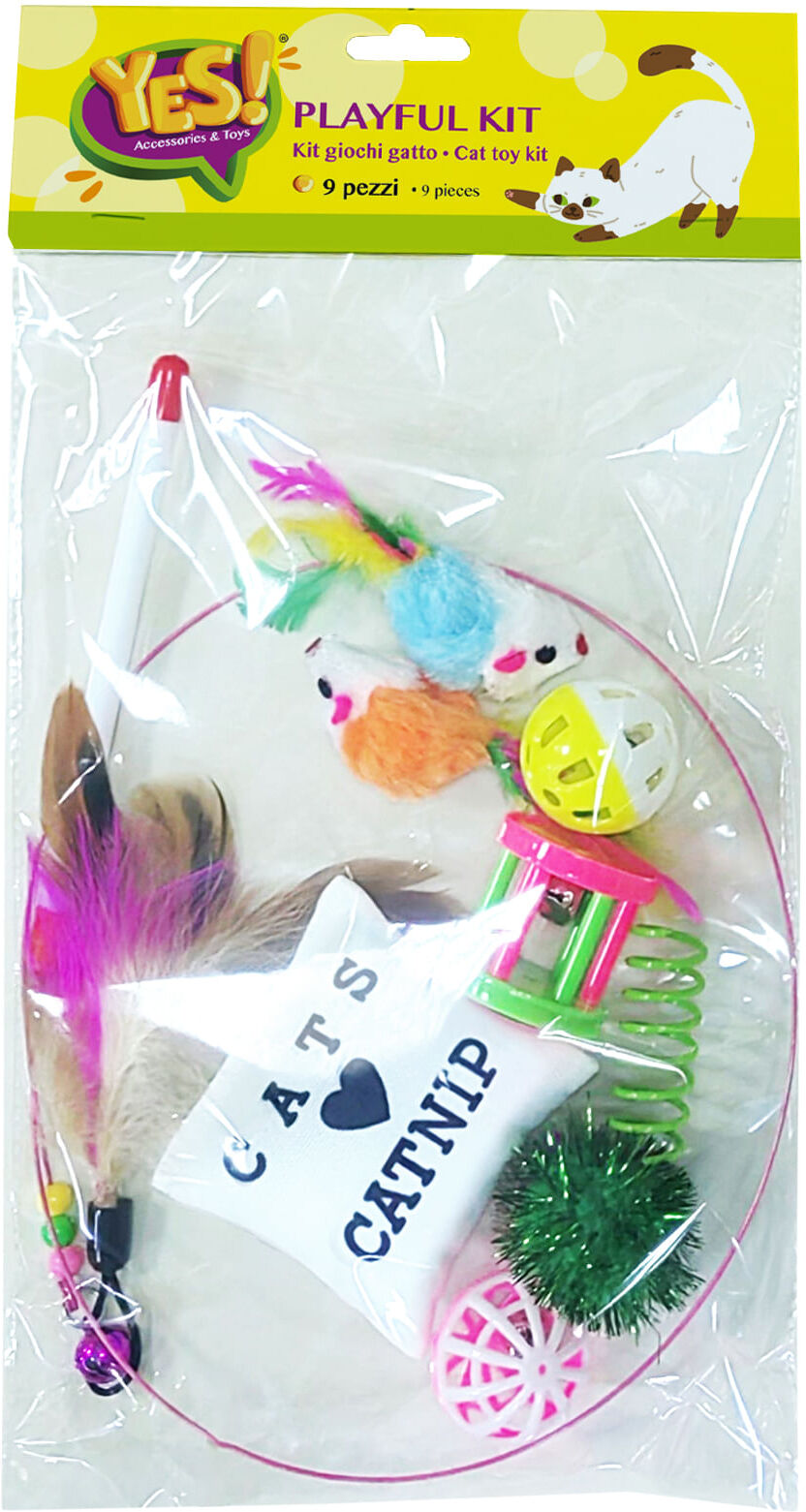 YES Gioco Playful Kit per Gatto 9PZ