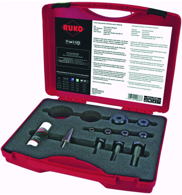 Ruko Jeux 1 d'emporte-pièce à vis en coffret plastique (109002)