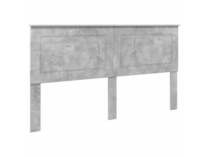 KTHLBRH Kopfteil grau Beton, 100 cm, aus Holz, verstellbar Minimalistisches Design, verstellbare Höhe, Wandmontage, pflegeleicht, vielseitig einsetzbar