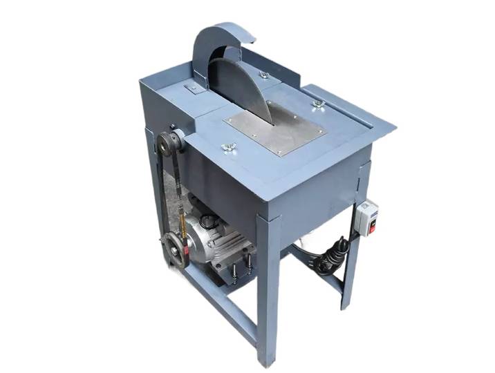 Scie à dalle refroidie par eau de 12 pouces pour la découpe de jade, agate, émeraude et pierres précieuses, machine de découpe lapidaire manuelle de table 2200W