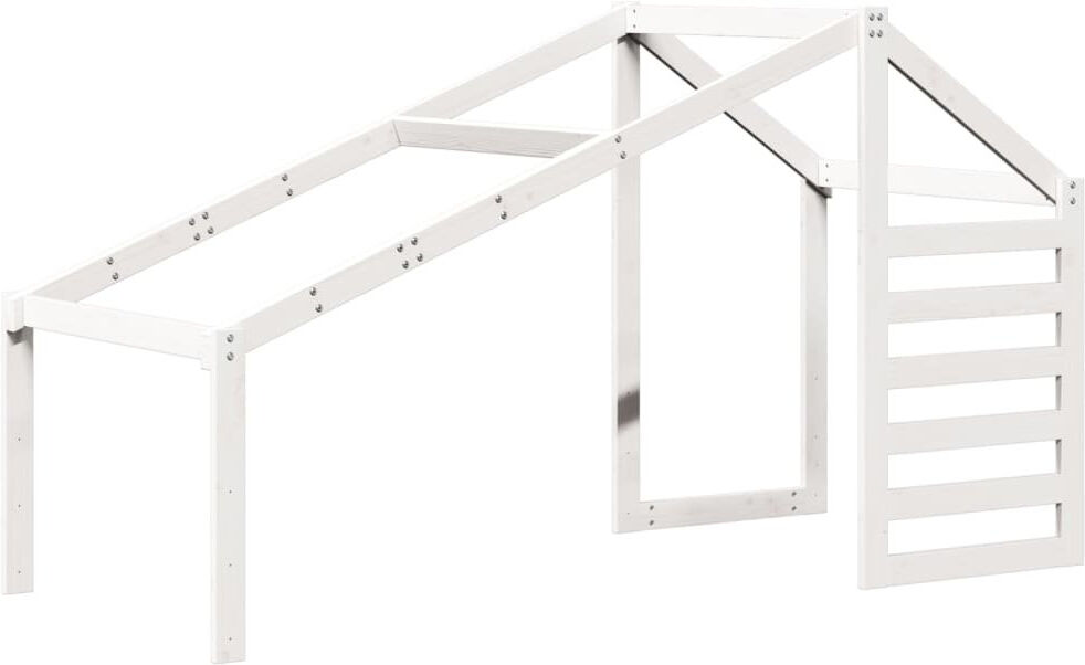 Harriet Bee Fedler Bunk Bed Accessories White 113cm H x 198cm L x 97cm W