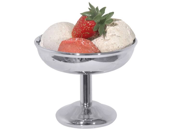 Eisbecher Contacto Bander silber Edelstahl D 10 cm 1 Stk