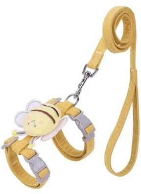 Uplifted Finds Cartoon Bumblebee H Shaped Escape Resistant Harness Set yellow s