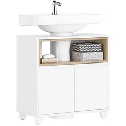 WASCHBECKENUNTERSCHRANK Weiß 60cm