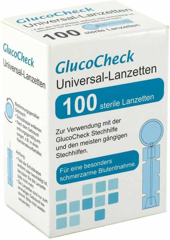 GlucoCheck Gluco Check Lanzetten Universal 100stk