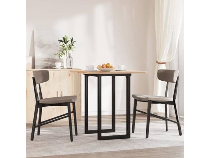 Xolmizyn Tischbeine O-Form, Gestell für Esstisch & Couchtisch, Stahl Pulverbeschichtet, Industrial Design, Robust & Langlebig