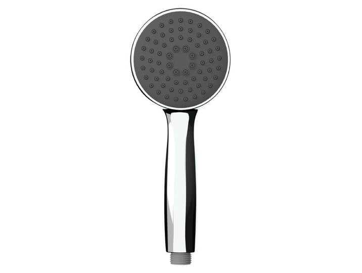 WENKO Pomme de douche main pluie jet d'eau bain BASIC gris Ø 10 bien-être