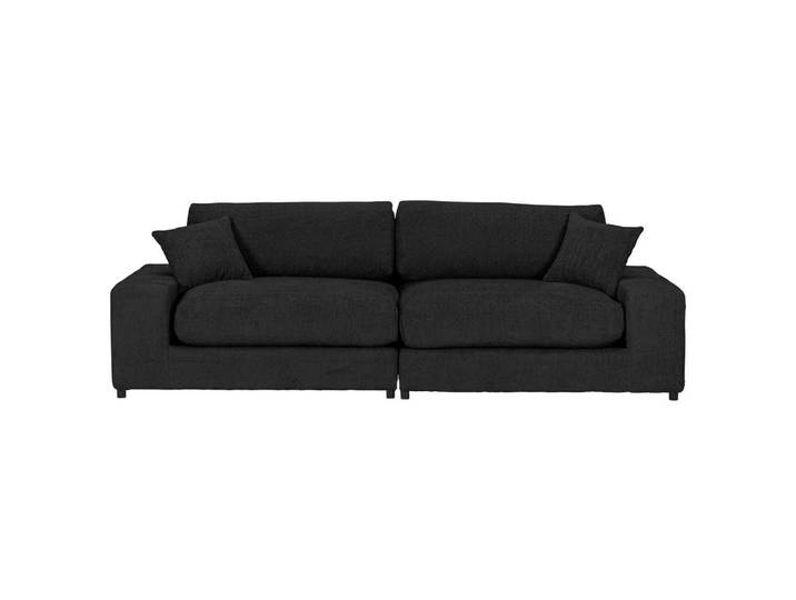 Landscape Megasofa, Anthrazit, Kunststoff, Füllung: Schaumstoffflocken,Schaumstoffflocken,Schaumstoffflocken, 270x76x125 cm, Stoffauswahl, Rücken echt, Wohnzimmer, Sofas & Couches, Sofas, Bigsofas