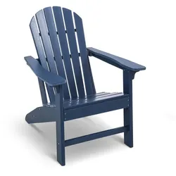 Gartensessel Alberta Polyethylen Blau Navy