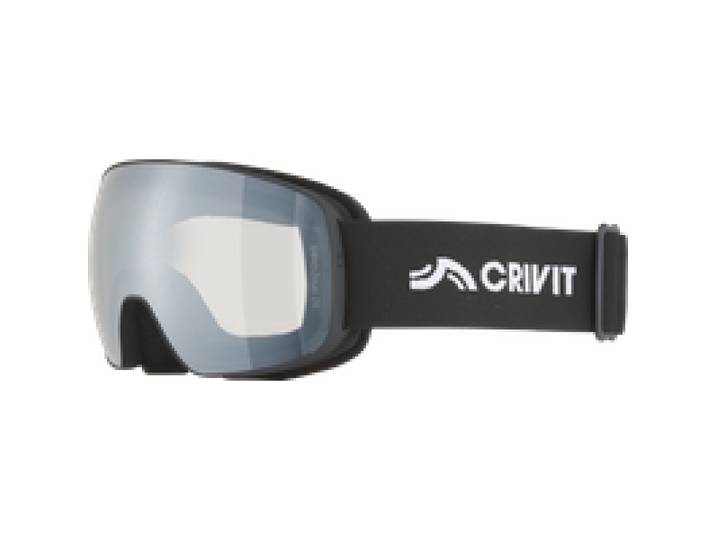 CRIVIT Masque de ski enfant (Toutes saisons / rond, noir)