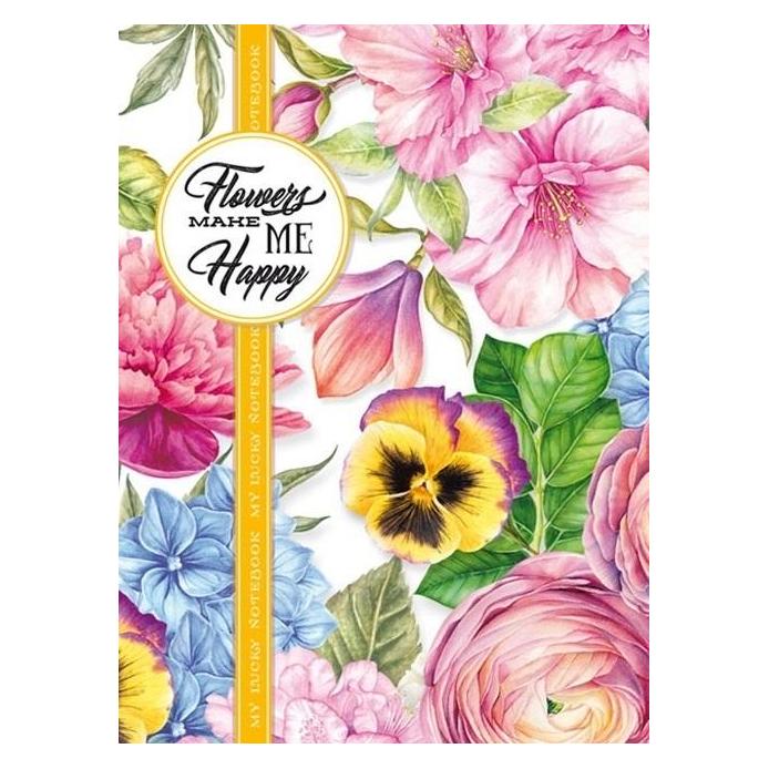 Fresh Dekoratives Notizbuch 165x238 (Kariert, Harter Einband) (457785)