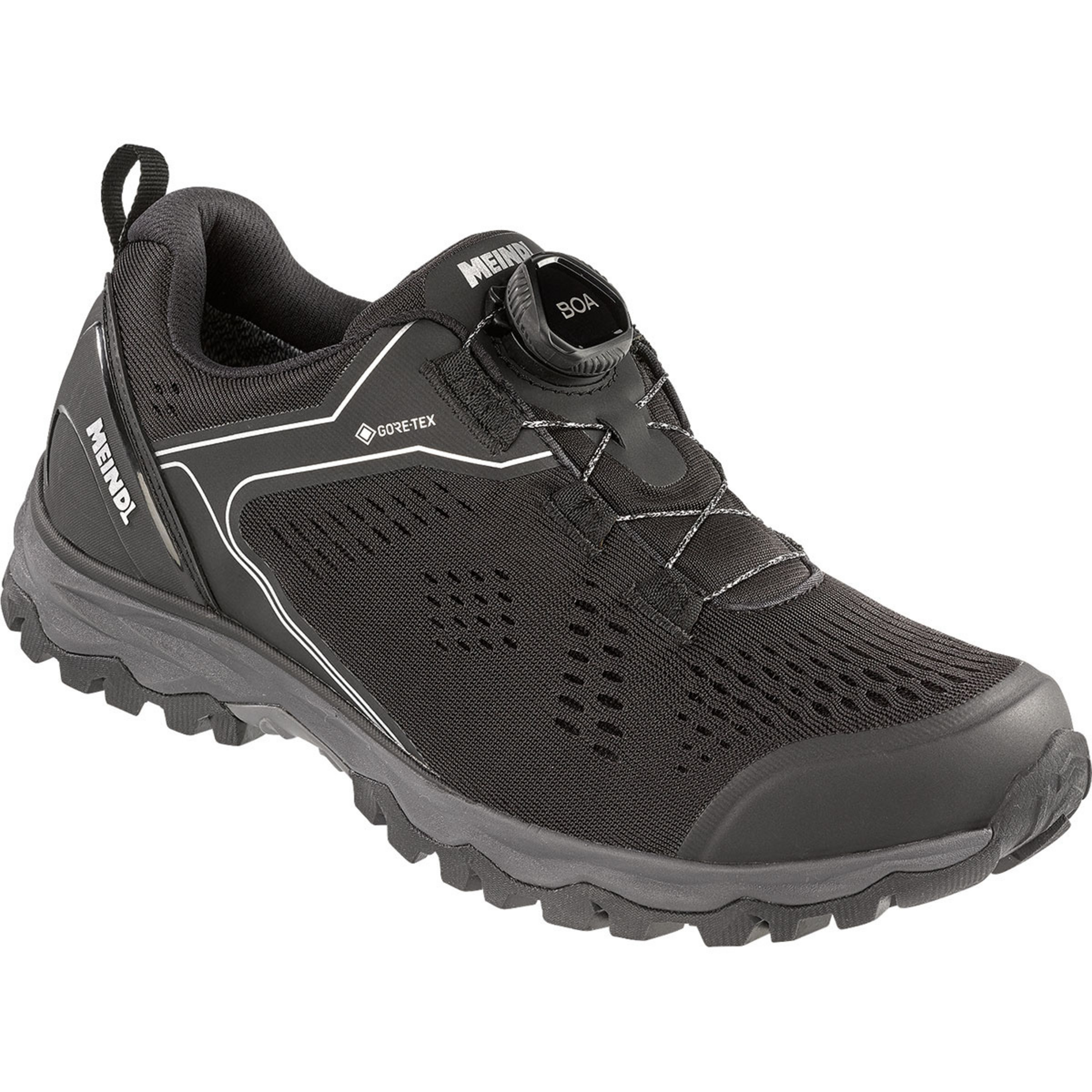 Meindl Abano Lady GTX Damen Zustiegsschuhe schwarz Größe 41.5 Trekking Wasserdicht