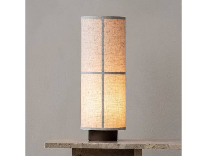 Hashira Lampe de Table Ø18 Raw - Audo Copenhagen - Salon / séjour - Design - Tissu / textile - Avec abat-jour
