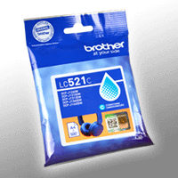 Brother Tinte LC-521C cyan
