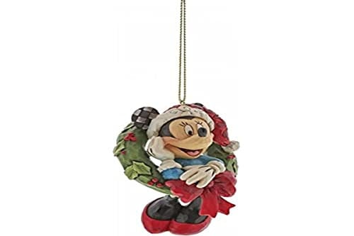 Disney Traditions Minnie Mouse met krans hanging ornament