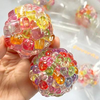 Uplift Treasures Ice Bead Squishy Stress Relief Ball Sensory Fidget Toy circular B