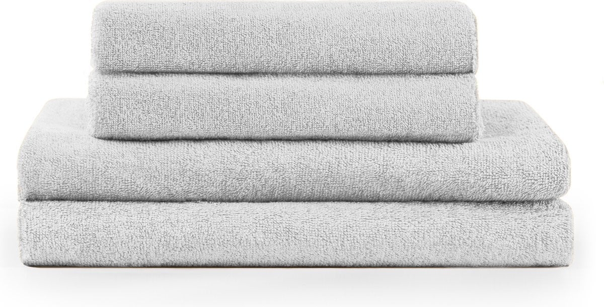 Blumtal Terry Handdoeken Set - 2 x Baddoek & 2 x Handdoek - Wit