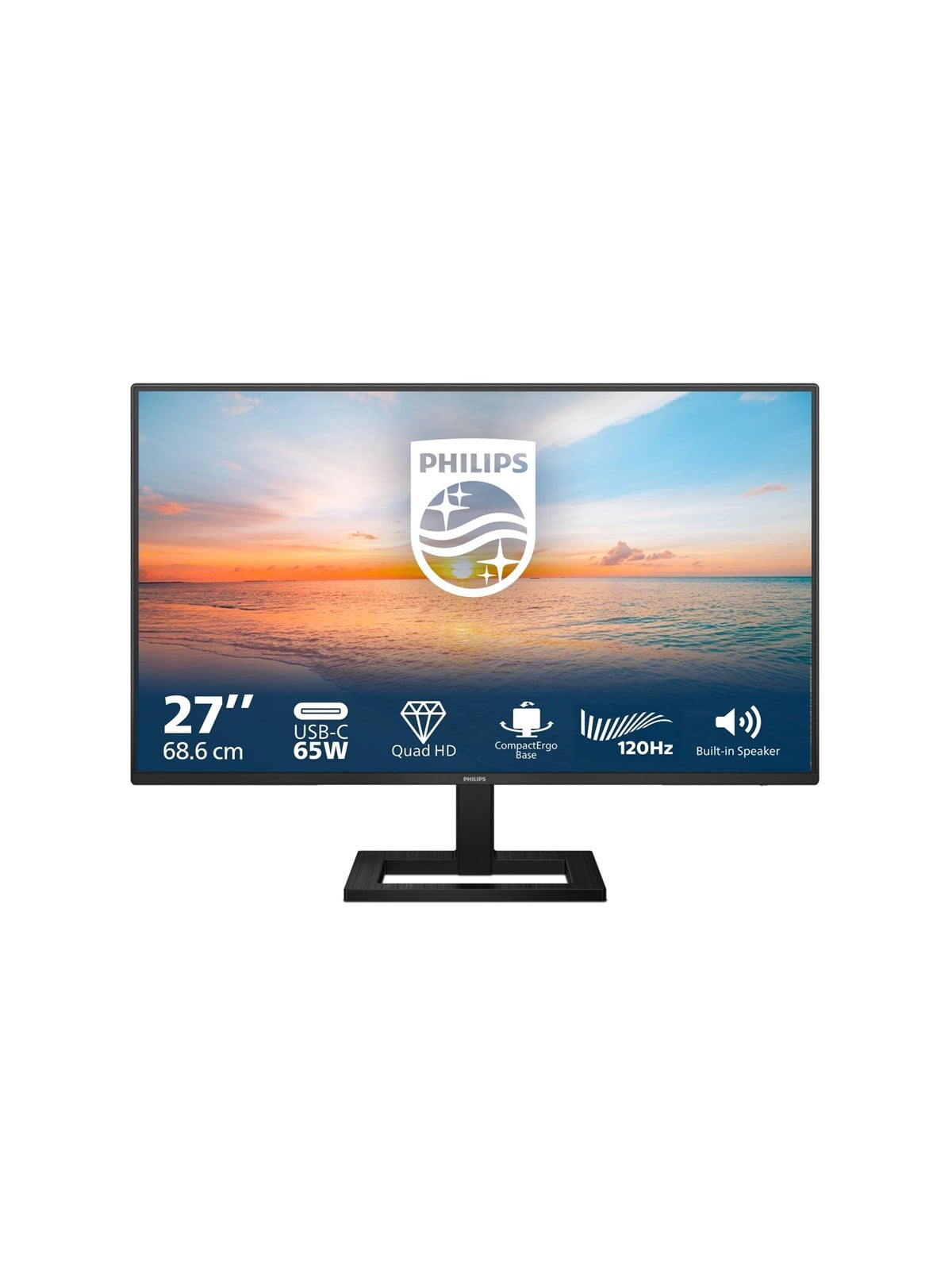 27" Philips 27E1N1600AE - 2560x1440 (QHD) - 100Hz - IPS