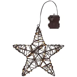 Star Trading, Weihnachtsbeleuchtung, LED-Stern Vicke Star, 30 cm, Warmweiss