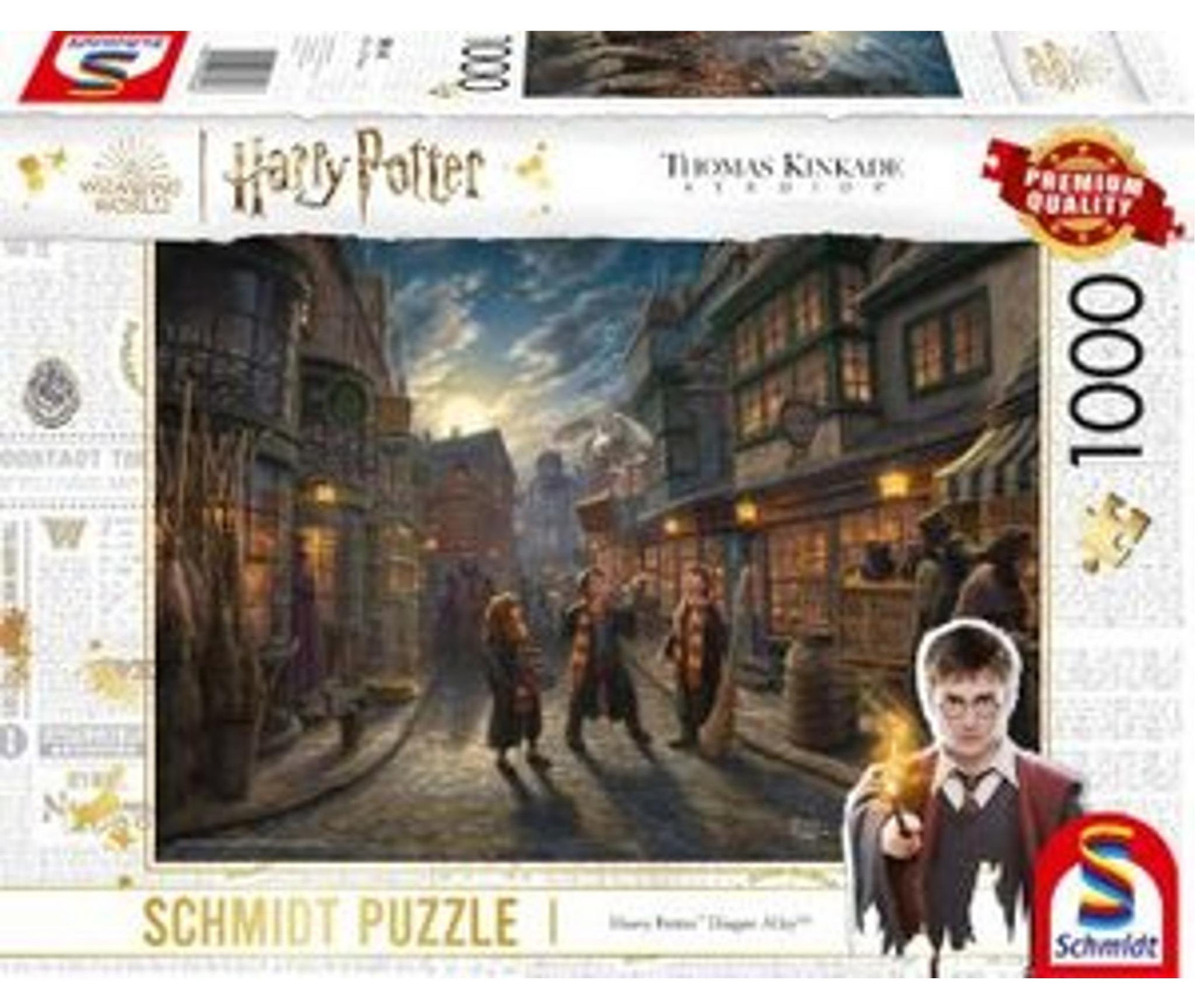 Schmidt Spiele Thomas Kinkade Studios De Magische Wereld van Harry Potter Diagon Alley Puzzel 1000 stukjes