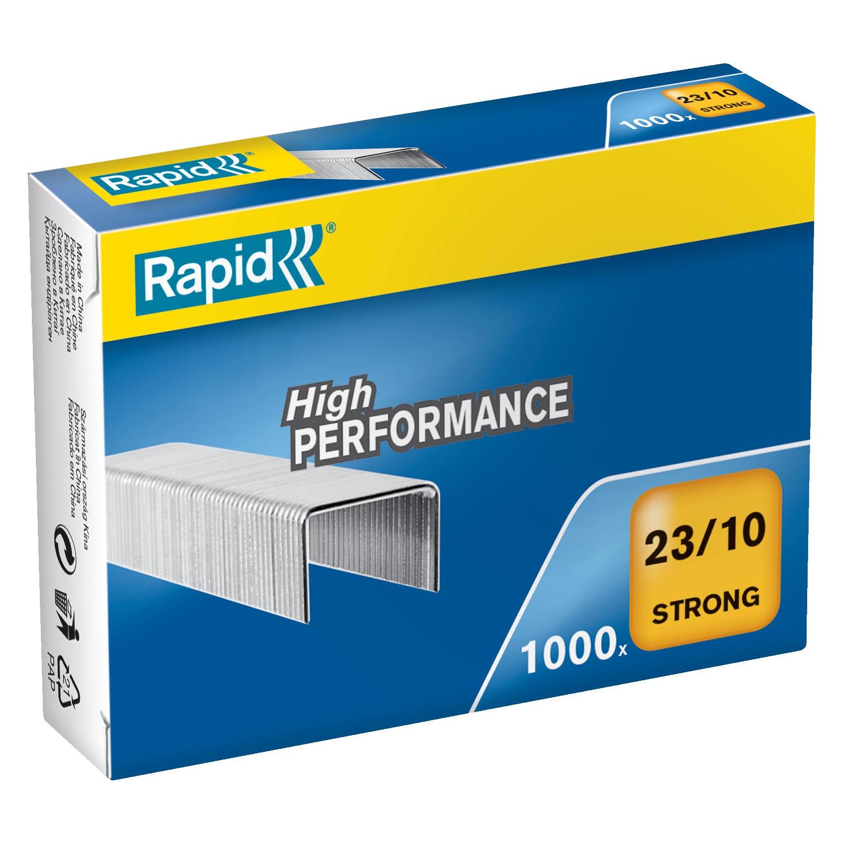Rapid Heftklammern, 10mm, verzinkt, 1000 Stück (1000x) (24869900)