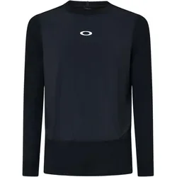 Oakley, Herren, Velotrikot, Radtrikot Langarm Seeker Flow WDBK LS Jersey - blackout (L), Schwarz