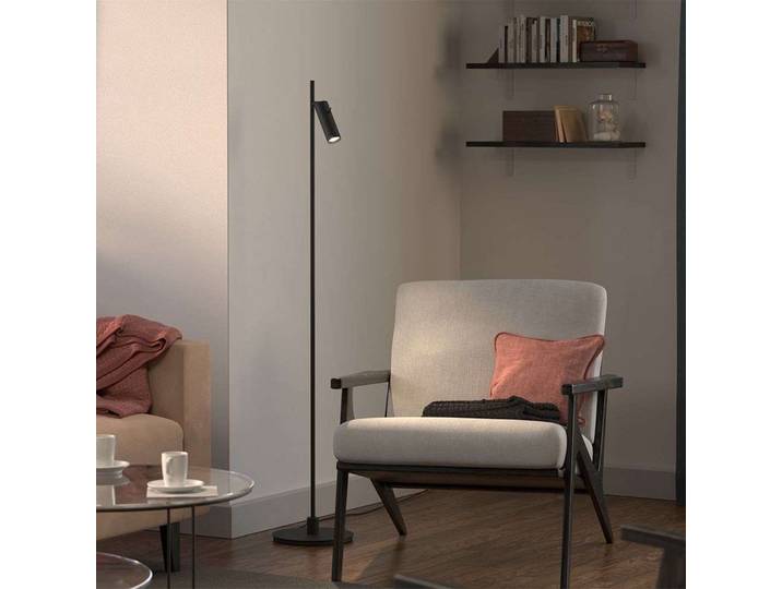 Pipeline 1 Stehleuchte Matt Black - Herstal - Wohnzimmer - Metall