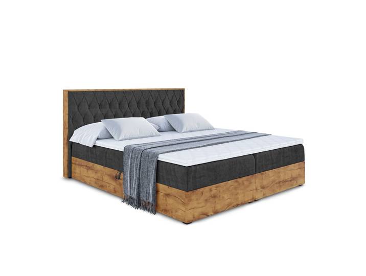 Boxbett LOLLI5 140x200 cm Schwarz - Soft 11